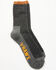 Image #1 - Hawx Men's Work Socks , Charcoal, hi-res