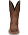 Image #4 - Tony Lama Men's Lowden Western Boots - Square Toe , Tan, hi-res