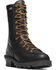 Image #1 - Danner Men's 10" Flashpoint II Vibram Fire Logger Outsole Work Boots - Round Toe, Black, hi-res