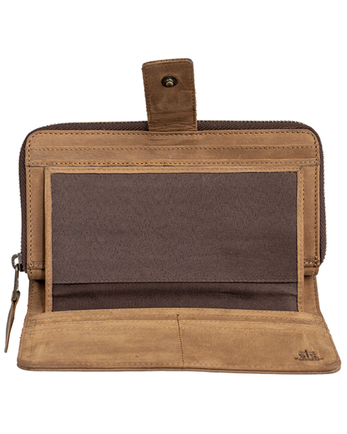 Image #4 - STS Ranchwear By Carroll Women's Baroness Basic Bliss Chelsea Wallet, Brown, hi-res