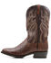 Image #3 - Dan Post Men's 12" Hand Quill French Exotic Western Boots - Medium Toe, Rust Copper, hi-res