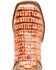 Image #6 - Dan Post Men's Tan Caiman Belly Western Boots - Broad Square Toe, Tan, hi-res