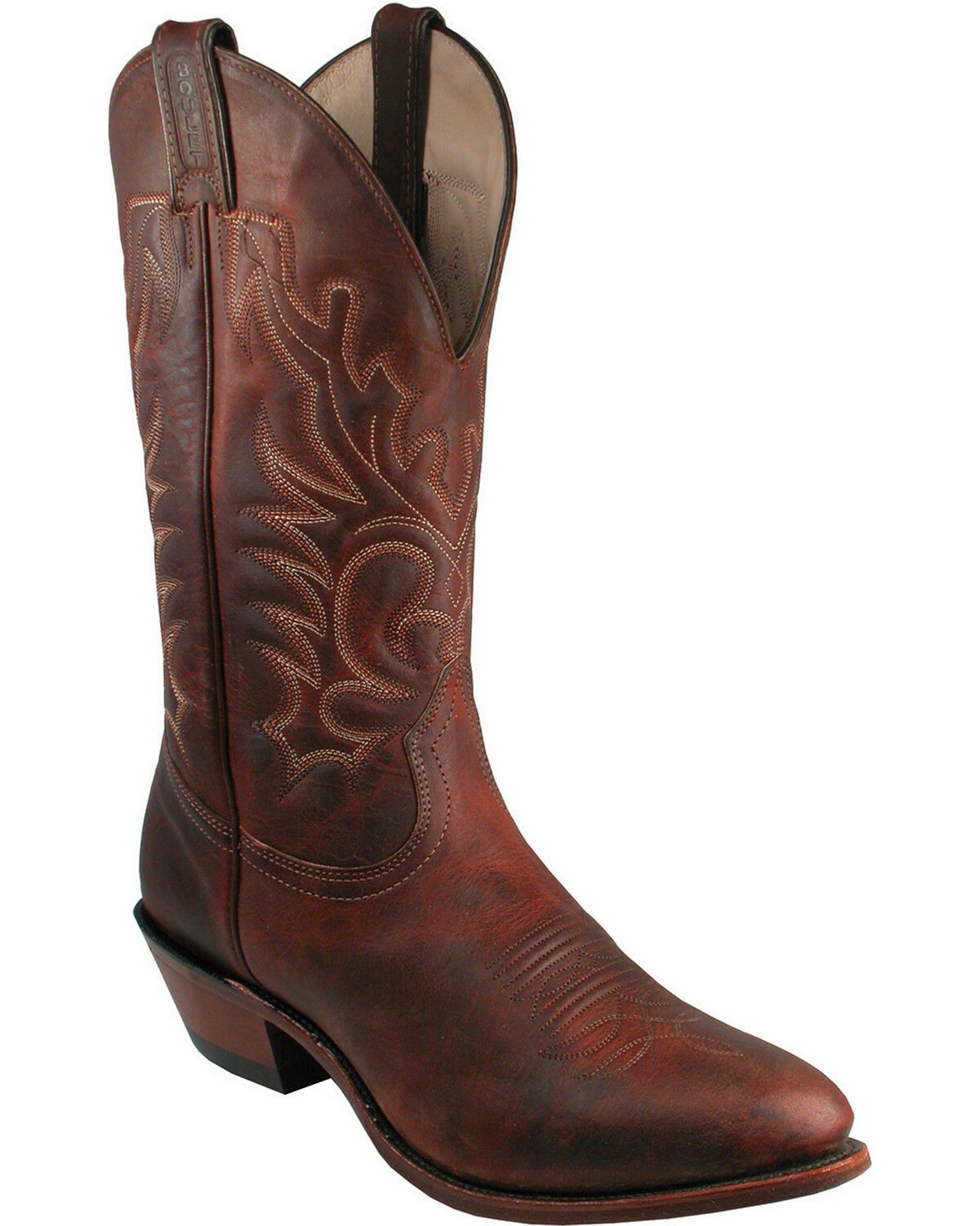 Boulet Men's Western Boots - Medium Toe, Copper, hi-res