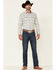 Image #2 - Moonshine Spirit&reg; Men's Line Dance Horizontal Stripe Long Sleeve Snap Western Shirt, Grey, hi-res