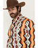 Image #2 - Wrangler Men's Checotah Southwestern Print Long Sleeve Snap Western Shirt - Tall, , hi-res