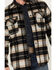 Image #3 - Dakota Grizzly Men's Plaid Print Burke Wool Sherpa Lined Zip Jacket, Black, hi-res