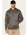 Image #1 - Lucky Brand Workwear Men's Fleece Hooded Sweatshirt, Heather Grey, hi-res