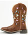 Image #3 - Shyanne Girls' Mi Amor Glitter Inlay Western Boots - Broad Square Toe, Rainbow, hi-res