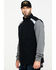 Image #3 - Hawx Men's Black Reflective Softshell Moto Work Vest - Tall , Black, hi-res