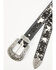 Image #3 - Shyanne Women's Cowhide Underlay Studded Belt, Black, hi-res