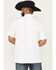 Image #4 - RANK 45&reg; Men's Pickup Dobby Geo Print Short Sleeve Button-Down Polo, White, hi-res