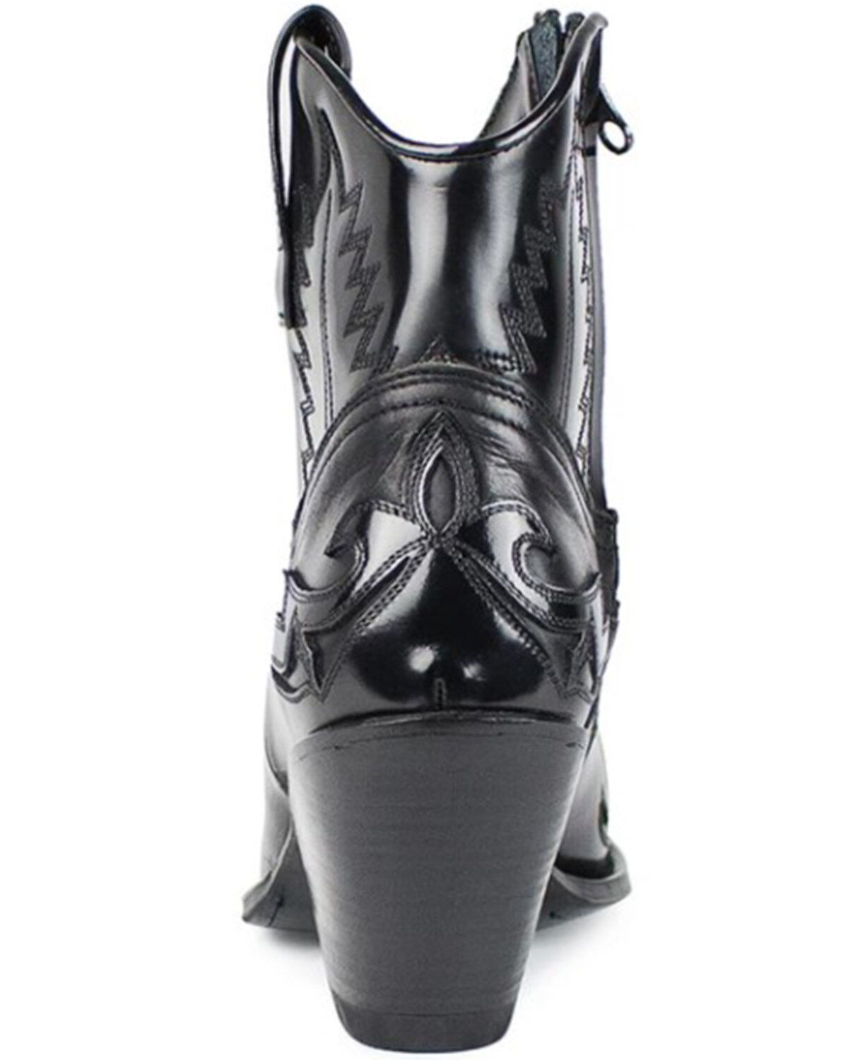 Image #4 - Sendra Women's Gabby Western Booties - Snip Toe, Black, hi-res
