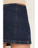 Image #4 - Cleo + Wolf Women's Medium Wash Denim Seamed Mini Skort, Medium Wash, hi-res
