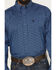 Image #3 - George Strait by Wrangler Men's Floral Print Long Sleeve Button-Down Stretch Western Shirt, Blue, hi-res