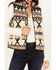 Image #3 - Idyllwind Women's Kipling Southwestern Print Sherpa Vest, Sand, hi-res