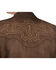 Image #5 - Circle S Men's Embroidered Microsuede Sport Coat, Chestnut, hi-res