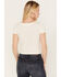 Image #4 - Shyanne Women's Beaded Short Sleeve Front Tie Shirt, Cream, hi-res