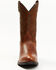 Image #4 - Laredo Men's Ostrich Print Western Boots - Medium Toe, Tan, hi-res