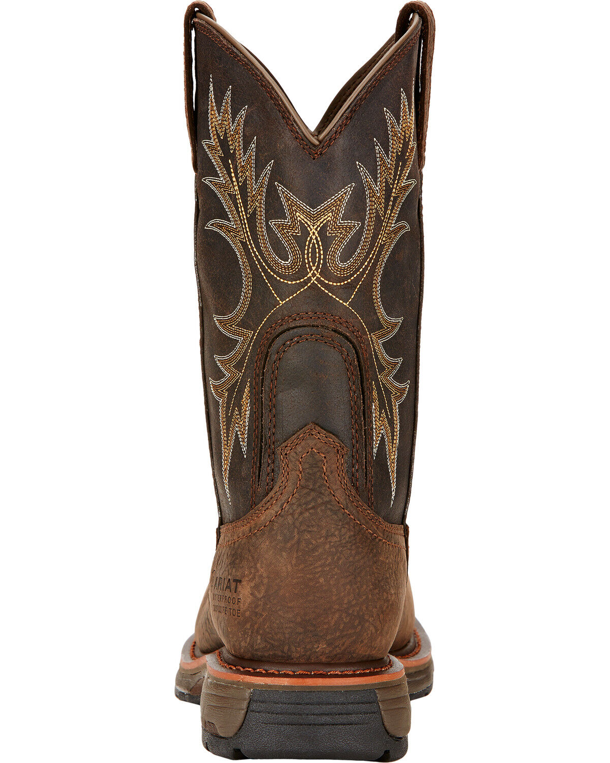 Image #5 - Ariat Men's WorkHog&reg; H2O Western Boots - Composite Toe, Brown, hi-res