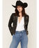 Image #1 - Mauritius Leather Women's Hazie Leather Jacket, Black, hi-res