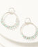 Image #1 - Shyanne Women's Luna Bella Double Hoop Earrings, Lavender, hi-res