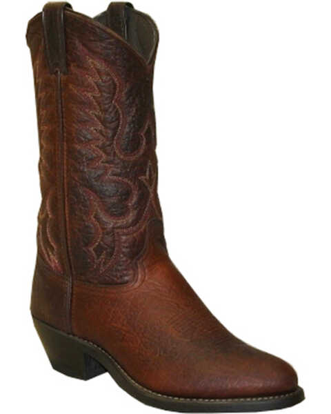 Image #1 - Abilene Men's 12" Bison Western Boots, Brown, hi-res