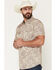 Image #2 - Moonshine Spirit&reg; Men's Regal Rebellion Paisley Print Short Sleeve Snap Western Shirt, Purple, hi-res