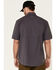 Image #4 - Ariat Men's Solid Charcoal Tek Short Sleeve Button Down Western Shirt, Charcoal, hi-res