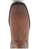 Image #6 - Frye Men's Nash Roper Western Boots - Square Toe, Dark Brown, hi-res