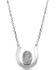 Image #2 - Montana Silversmiths Women's Within Luck Turquoise Horseshoe Necklace, Silver, hi-res