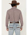 Image #4 - Wrangler Men's 20x Geo Print Long Sleeve Snap Stretch Western Shirt, Wine, hi-res