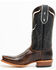 Image #3 - Moonshine Spirit&reg; Men's Showtime Longhorn Inlay Western Boots - Square Toe, Brown, hi-res