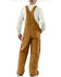 Image #5 - Carhartt Men's FR Duck Quilt-Lined Bib Overalls - Big & Tall, Carhartt Brown, hi-res