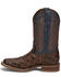 Image #3 - Nocona Men's Turner Chocolate Western Boots - Broad Square Toe, Brown, hi-res