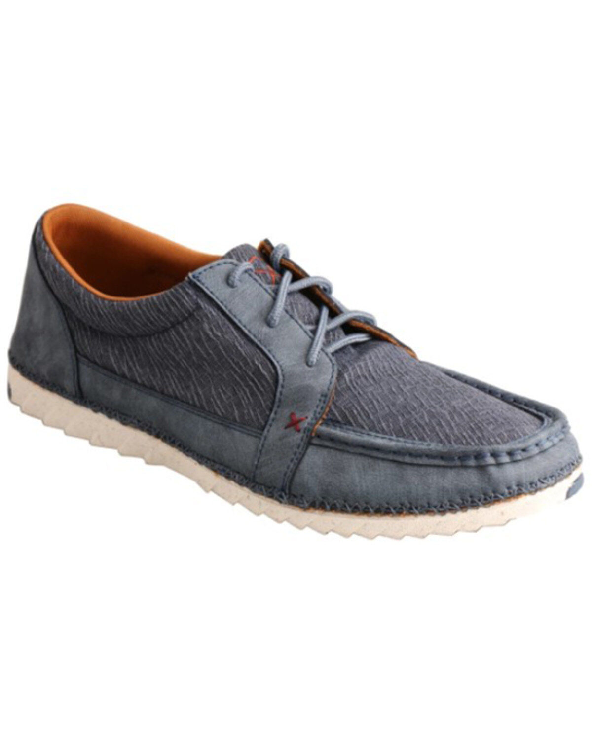 Image #1 - Twisted X Men's Zero-X Casual Shoes - Moc Toe, Navy, hi-res