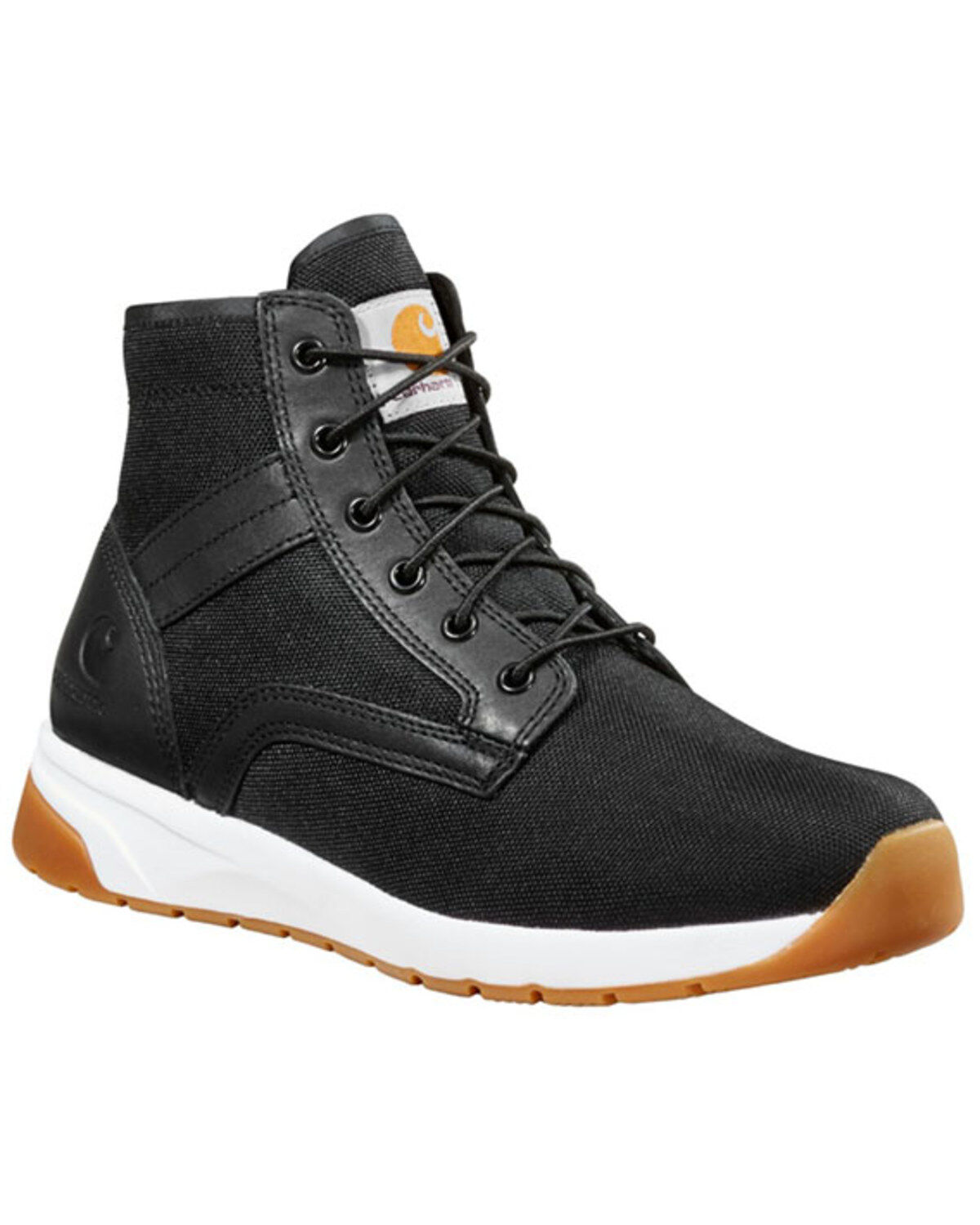 Carhartt Men's Black Lightweight Work Shoes - Nano Composite Toe, Black, hi-res
