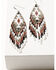 Image #1 - Idyllwind Women's Trousdale Beaded Fringe Earrings, Turquoise, hi-res