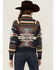 Image #4 - Shyanne Ranch Women's Southwestern Print Pullover , Navy, hi-res