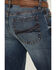 Image #4 - RANK 45&reg; Men's Yuma Wash Trigger Slim Bootcut Performance Stretch Denim Jeans, Blue, hi-res