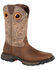 Image #1 - Durango Men's Maverick XP Western Work Boots - Composite Toe, Brown, hi-res