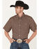 Image #1 - RANK 45&reg; Men's Mudslinger Geo Print Button-Down Stretch Western Shirt, Multi, hi-res