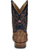 Image #5 - Justin Men's Ocean Front Exotic Pirarucu Western Boots - Broad Square Toe , Tan, hi-res