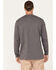 Image #4 - Hawx Men's Stam Logo Long Sleeve Graphic Work T-Shirt, Charcoal, hi-res