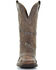 Image #5 - Corral Men's Barbed Wire Western Boots - Broad Square Toe, Brown, hi-res