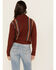 Image #4 - Cleo + Wolf Women's Collette Striped Print Long Sleeve Sweater , Brandy Brown, hi-res