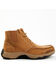 Image #2 - Cody James Men's Crazy Horse Lace-Up Casual Western Boots - Moc Toe, Tan, hi-res