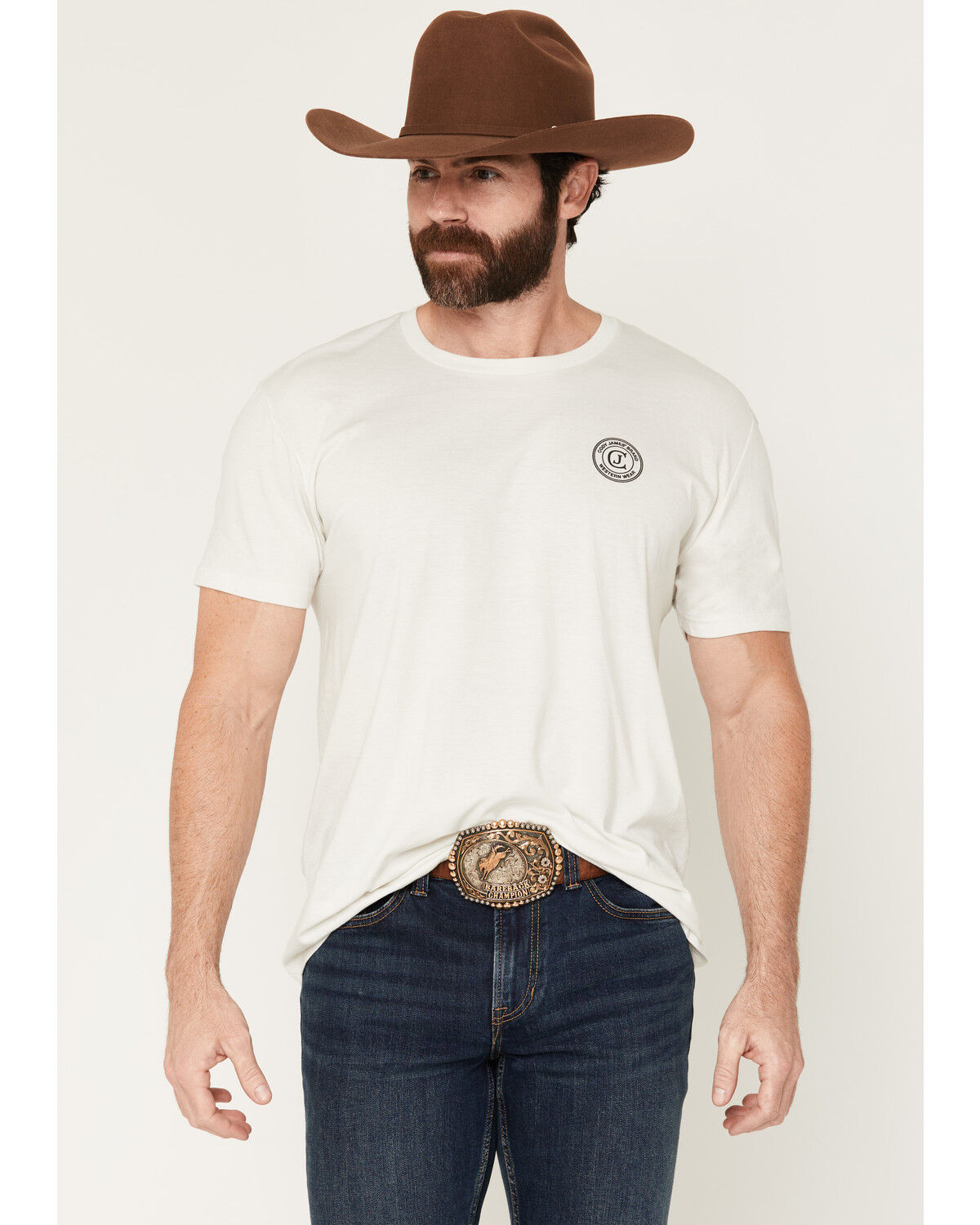 Image #2 - Cody James Men's Original Cowboy Short Sleeve Graphic T-Shirt, Natural, hi-res