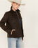 Image #2 - Shyanne Women's Quilted Faux Oil Skin Jacket , Medium Brown, hi-res