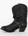 Image #5 - Shyanne Women's Tammye Slouch Harness Fashion Boots - Round Toe, Black, hi-res