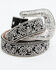 Image #1 - Shyanne Women's Rhinestone Paisley Print Belt , Black, hi-res